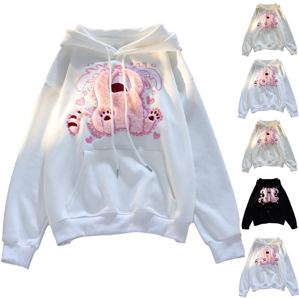 Женская модная повседневная толстовка с длинным рукавом и круглым вырезом, пуловер, топ с карманами