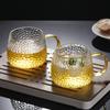 1PC High Borosilicate Glass Water Cup Juice Drink Cup Lemon Tea Cup Heat Insulation Cups with Handle Bar Drinking Utensils