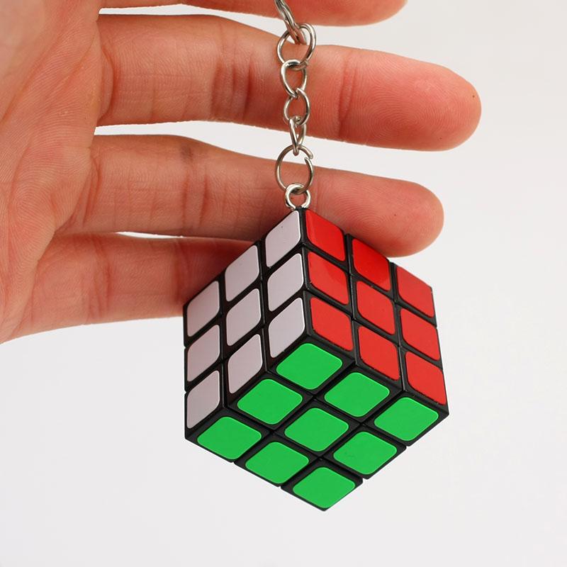 ZCube 3cm 3x3x3 Keychain Magic Cube Mini Professional Speed Cube Puzzle Educational Toy For Children