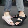 Women's Slippers Summer Platform Sandals Men Non-slip Beach Slippers High-heeled Sandals
