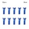 Bike Alloy Anodized Multicolor Bicycle Wheel Accessories Wheel Spoke Nipples Cycling Spokes Nipples