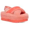 UGG Fuzz Sugar Leather Casual Comfortable Thick Sole Fashion Sandals Women Sandals Sea-Star-Pink 1135237-SHPN