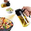 470ML 2 In 1 Olive Oil Dispenser Oil Sprayer Glass Olive Oil Dispenser Bottle with Pourer Oil Bottle for Salad BBQ JT320