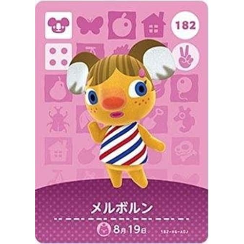 Animal Crossing Amiibo Card 2nd Edition [182] Melbourne