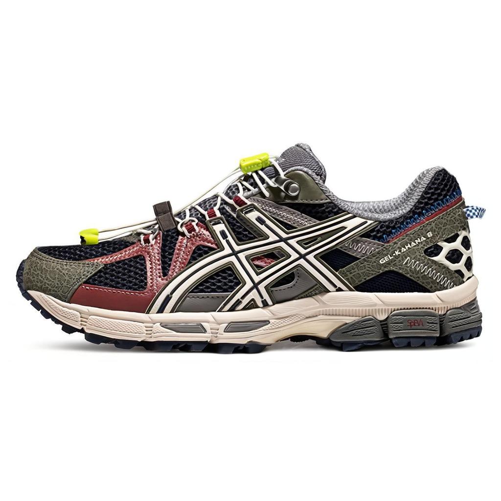 Asics Gel-Kahana 8 Comfortable Versatile Fabric Synthetic Leather Durable Breathable Rebound Low-Top Casual Trail Running Shoes 1011B828-400