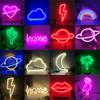 Led Neon Light Signs Cloud Neon Sign Wall Lamp Decor Birthday Gift Neon Lamp for Room Home Party Wedding Decoration