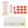 Squeeze Station for Homemade Baby Food Plastic Fruit Puree Baby Food Pouch Filling Maker with 10pcs