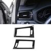 2Pcs Carbon Fiber Texture Side Air Vent Outlet Cover Trim Fit for BMW X3 F25 X4 F26 2011-2017 Left