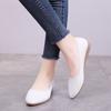 Fashion Women Pointed Toe Loafers Shoes Comfortable Leather Slip On Soft PU Shoes Ballet Casual Flats Shoe 553