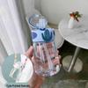 Portable Summer Water Cup with Straw for Women and Children: Cute Design for Students, Pregnant Women, and Adults
