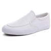 Fashion Spring Summer White Shoes Men Loafers Flat Casual Brand Male Footwear Cool Young Man Street Style Slip-on