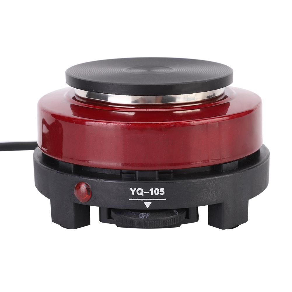 500W Household Portable Mini Electric Stove Heating Plate Heater (Red  )