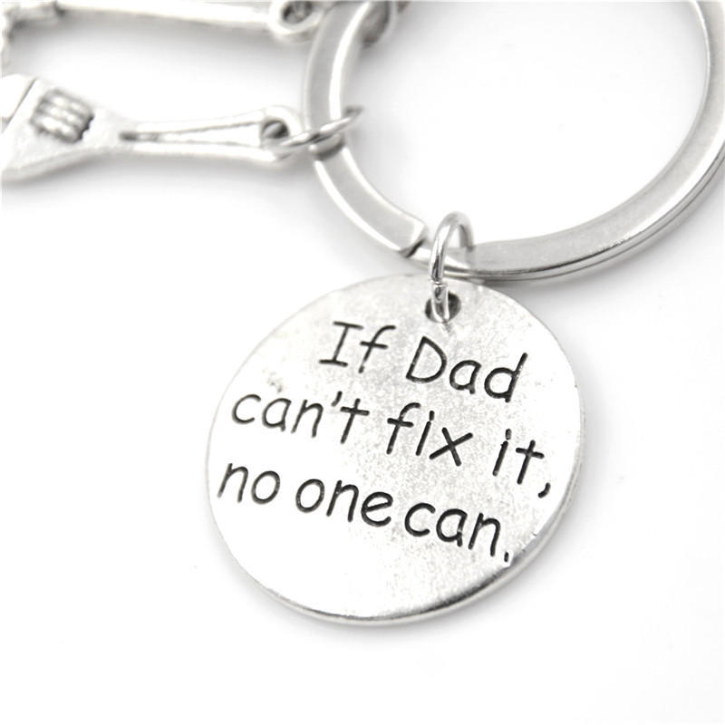 If Dad Can'T Fix It No One Can Hand Tools Keychain,Daddy Keyring,Dad Gift,Fathers Day,Father Keychain