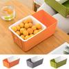 Drainable Double-Layer Fruit Drain Basket Thickened Drain Fruit Tray Useful Lazy Snack Box  Office