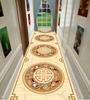 Luxury Design Hall Corridor Carpet Non-slip Washable Runner Stairway Rug Outdoors Aisle The Long Corridor Mat Customizable