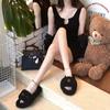 Zhao Ruth the Same Style~ Mao Mao Slippers Women's Outer Wear 2025 Autumn and Winter New Casual Versatile Fashion One-word Drag Women's Shoes