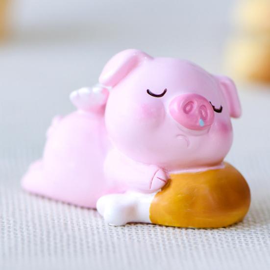 Фигурка из смолы, нежное животное, кошка, мультяшное литье, милая маленькая статуя собаки, праздничные принадлежности