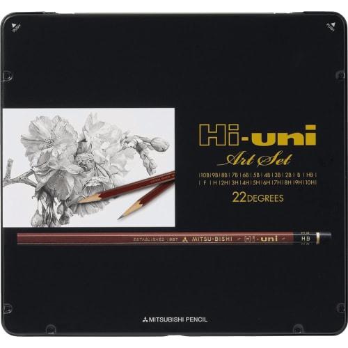 Mitsubishi Pencil Pencil High Uni Art Set 22 Pieces HUAS