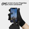 1 Pair Rechargeable Heated Gloves Men Women Waterproof Electric Heating Gloves Silicone Palm Touch Screen Gloves for Winter Skiing Cycling