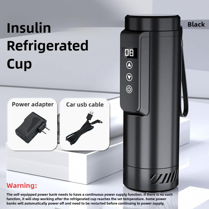 Insulin Refrigeration Cup Portable Growth Hormone Medicine Refrigeration Box Mini Semiconductor Car Refrigerator