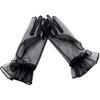 Ultra Thin Gauze Lace Gloves Short Wedding Mesh Gloves Elastic Women Tulle Gloves  Ladies