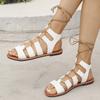 Fashion Women Lace Up Platform Sandals Women Trend Anti-slip Fashion Designer Shoes Slip On Casual Sandals New Summer Shoes for Women