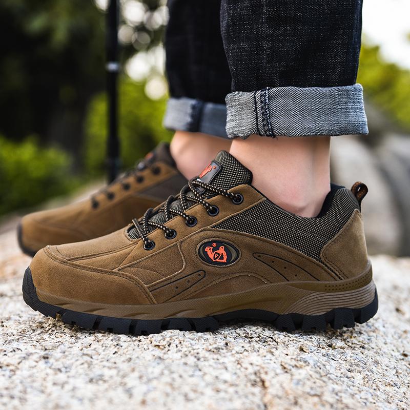 Winter Fur Warm Men's Hiking Shoes Wear-resistant Hunting Tactical Sneakers Women Trekking Mountain Shoes Unisex 36-48