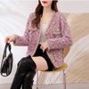 Fashionable Women's Loose Sweater with Tassels, Winter Knitted Cardigan Coat, Korean Style Outerwear