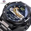 Forsining Men's Fashion Casual Waterproof Tourbillon Mechanical Watch