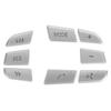 8Pcs Steering Wheel Button Cover Trim Aluminium Alloy Sticker Fit for 123457 Series X1 X3 X5