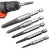 5/6 Pcs,Broken Bolt,Damaged Screw,Easy Out Screw Bolt Extractor Set,Water Pipe Remover Set,Screw Extractor Set.