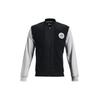 Lamb Wool Splicing Contrast Logo Fleece Training Jacket Men Outerwear Black 1366300-001