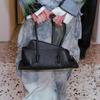 Leather Irregular Handbag 2025 New Style Minimalist Design Underarm Bag Casual Hundreds Of Matching Single Shoulder Handheld Bag