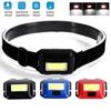 Portable COB Headlamps LED Headlight with 3 Modes Outdoor Mini Head Lamp Lighting for Camping Hiking Fishing Cycling