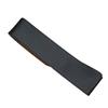 Guitar Leather Strap Black Hand Stitched Edge Adjustable Length Universal Bass Strap for Acoustic
