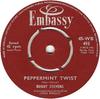 7inch Record BOBBY STEVENS - Peppermint Twist / Crying In The Ra 45WB495 Embassy 1962 UK Pop Used