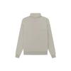 Fear of God Водолазка Essentials Essentials SS23 с вышитым логотипом спереди и утепленным дизайном, мужская толстовка Seal-Grey FOG-SS23-073