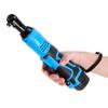 18V  3/8" 100N.m Electric Wrench Cordless Ratchet Rechargeable Scaffolding Right Angle Wrench with  2 Battery Charger Power Tool 18V