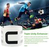 Captain Armbands for Soccer Adjustable Football Basketball Player Arm Bands Nylon Elastic "C" Bands Team Sports Accessories for Adults Youths