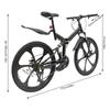 26" Mountain Bike Full Suspension 21 Speed Men's Bikes Bicycle MTB Disc Brake Anti-skid and Wear-resistant Wheels Ideal Gift