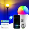 Scan Homekit QR Code Connect WiFi Smart Light Bulb RGB E27 9W LED Lamp App Control Work Apple Home Kit Siri Alexa Google Home