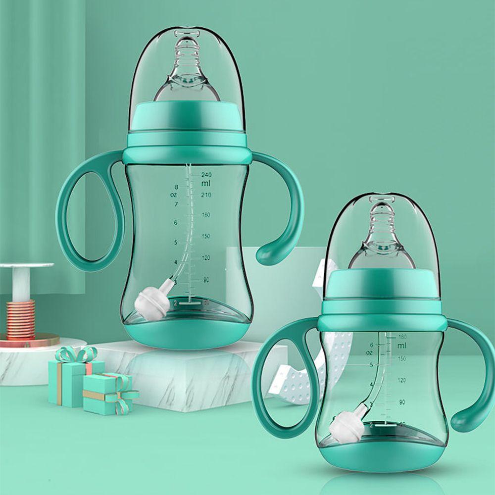 Feeder Wide-Caliber Baby Feeding Nipple Bottle Baby Bottle with Grip Nursing Care Milk Bottles