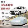 For Infiniti Q50 2014-2024 Outdoor Protection Full 190T Car Covers Snow Cover Sunshade Dustproof Cover Car Exterior Accessories