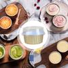20Pcs Tinfoil Box with Lid Reusable Disposable Round Food Grade Non-Stick Oven Safe Cupcake Container Aluminum Foil Bowl Baking Mold