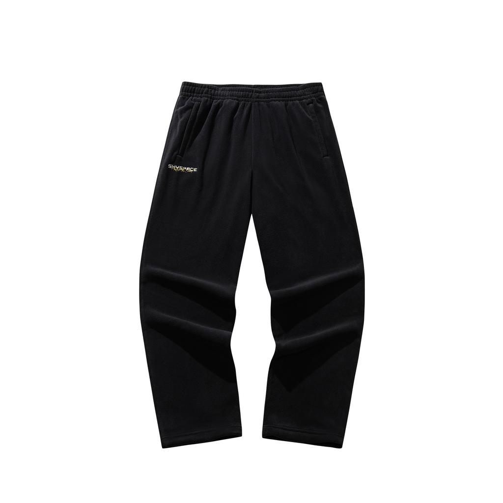 Anta Basketball Series Long Pants Winter Knit Sports Pants Men Bottoms Basic-Black 952541303-4