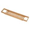 Bamboo Bathtub Tray Simple Durable Bathtub Rack Book Wine Holder for Home Bathroom