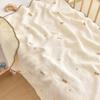GPPNKC Forest Bear Baby Bubble Gauze Nap Blanket