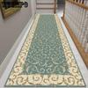 European Style Aisle Walkway Carpet Hallway Decor Area Rug Corridor Long Runner Passageway Doorway Floor Mats Non-slip