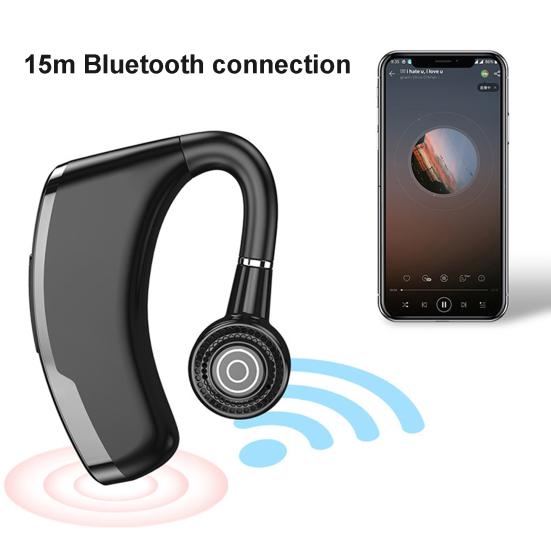 V10P Business Earphone Bluetooth-compatible V5.2 Wireless Touch Control Handsfree Headset