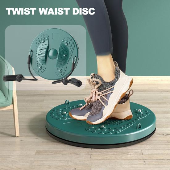 Waist Twist Board Waist Foot Massage Waist Twister Abdominal Muscles Strengthening Waist Exercise Slimming Twisting Disc Fitness Gear